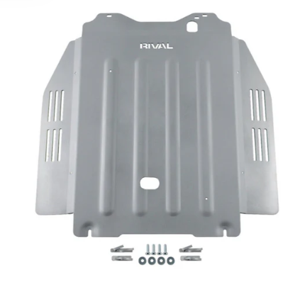 Rival 2021 + Toyota Tundra / 2022 + Sequoia Hybrid Aluminum Transmission Catalytic Converter Skid Plate