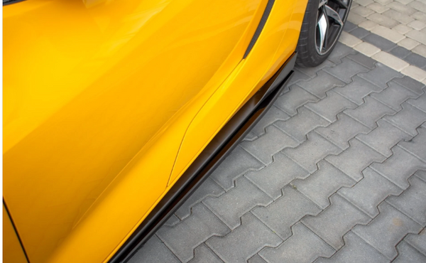 Maxton Design V1 Gloss Black Side Skirts - 2020 + Toyota Supra