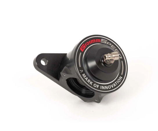GrimmSpeed Bypass Valve Black / Red - 2004-2021 Subaru STI