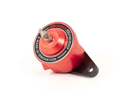 GrimmSpeed Bypass Valve Black / Red - 2004-2021 Subaru STI