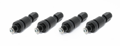 Torque Solution Billet TPMS Valve Stem Kit (Black) 2008+ Subaru Legacy Impreza WRX / STi