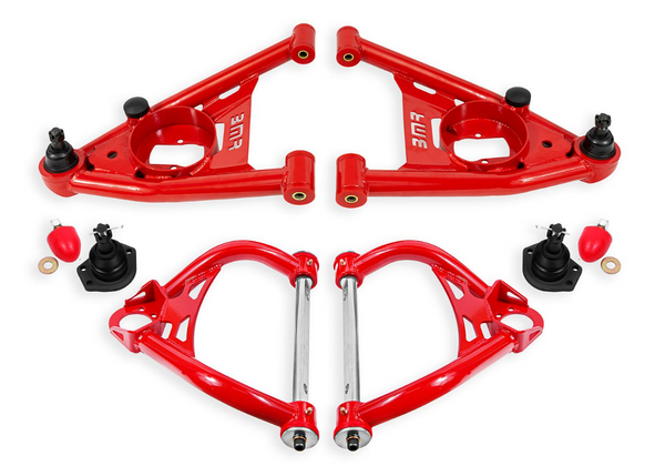 BMR 64-72 A-Body Upper And Lower A-Arm Kit - Red
