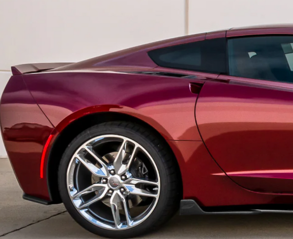 Street Scene 2014-2019 Chevy Corvette C7 Side Skirt Rear Corner Set 950-70622