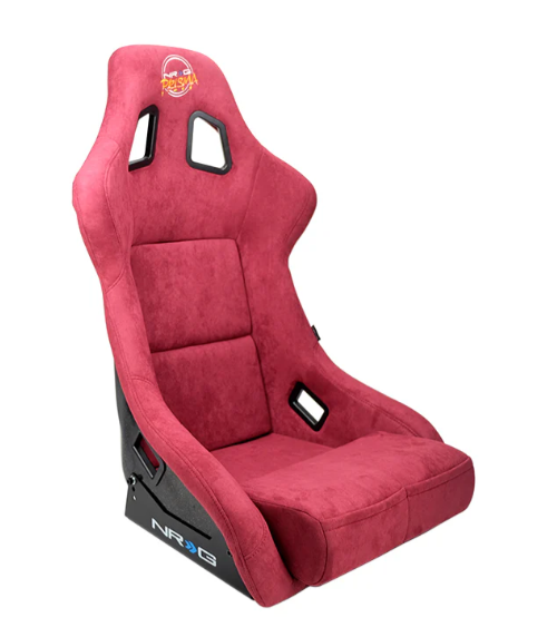 NRG FRP Bucket Seat PRISMA Edition - Large (Maroon/ Pearlized Back)