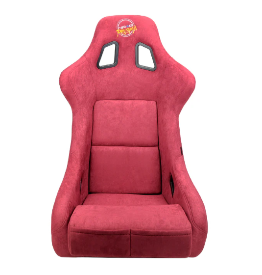 NRG FRP Bucket Seat PRISMA Edition - Large (Maroon/ Pearlized Back)