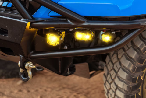 Morimoto  1 Banger LED Pods: HXB Combo Beam ( White / Amber )