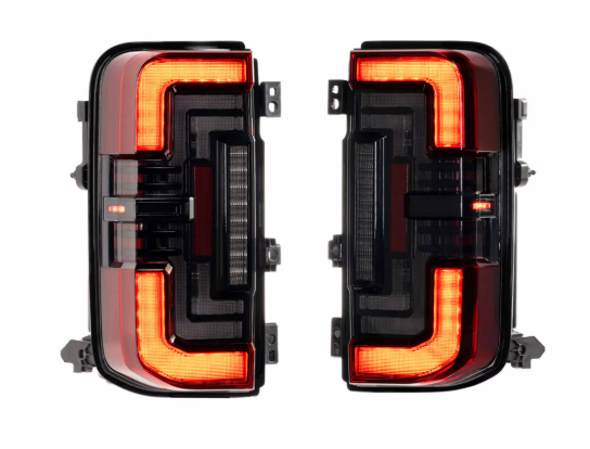 Morimoto XB LED Low Profile Tail Lights: Ford Bronco ( 2021 + / Red Lens / Set)