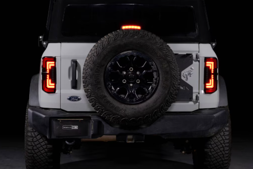 Morimoto XB LED Low Profile Tail Lights: Ford Bronco ( 2021 + / Red Lens / Set)