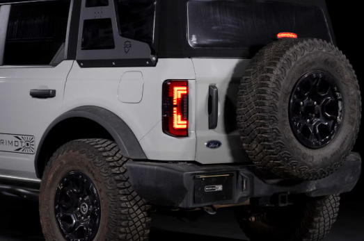 Morimoto XB LED Low Profile Tail Lights: Ford Bronco ( 2021 + / Red Lens / Set)