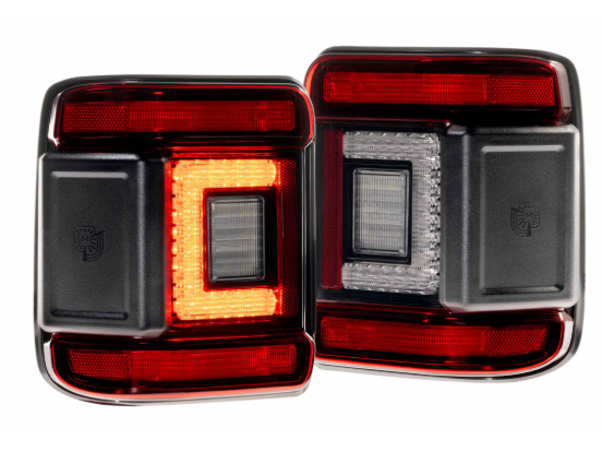 Morimoto Jeep Wrangler JL (2018+) XB LED Low Profile Tail Lights (Red)