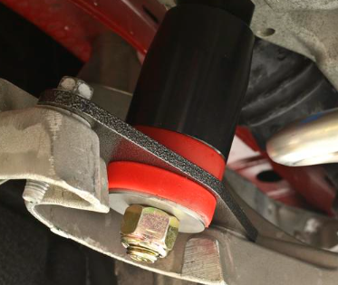 BMR 2016 - 2024 6th Gen Camaro Motor Mount Kit (Polyurethane) - Black Anodized