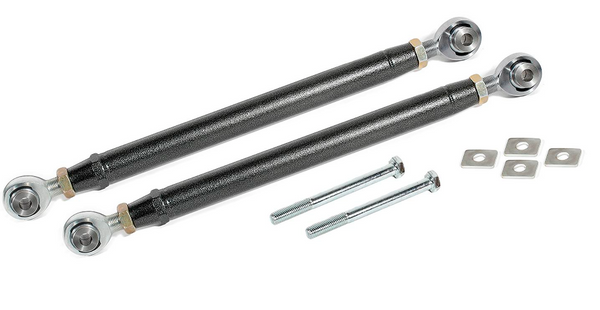 BMR 2016 - 2024 6th Gen Camaro Rear Double Adjustable Rod Ends Toe Rods - Red