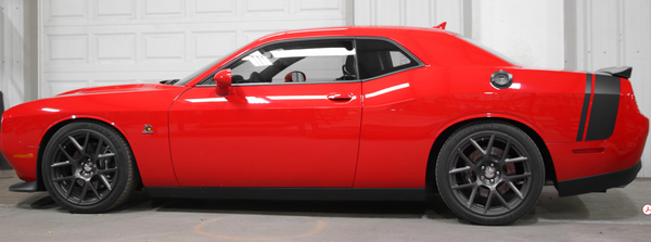 BMR 2008 - 2023 Dodge Challenger / Charger Lowering Springs 1.25in Drop - Set of 4 - Red