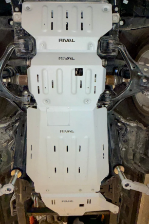 Rival Full Set 2015 - 2025 Ford F150 Powerboost Aluminum Skid Plates