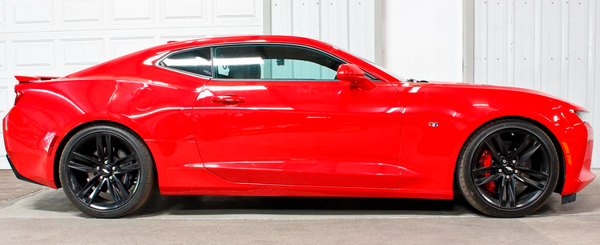 BMR 2016 - 2024 6th Gen Camaro V8 Performance Version Lowering Springs (Set Of 4) - Red