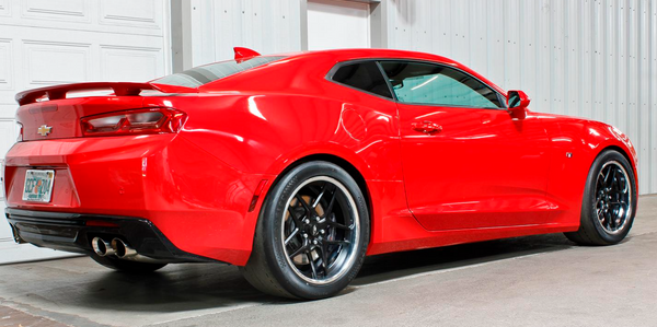 BMR 2016 - 2024 6th Gen Camaro V8 Performance Version Lowering Springs (Set Of 4) - Red