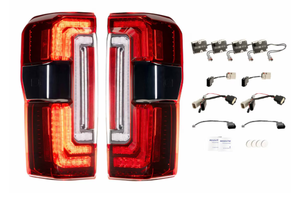 Morimoto Ford Super Duty (2023+) XB LED Tail Lights (Red)