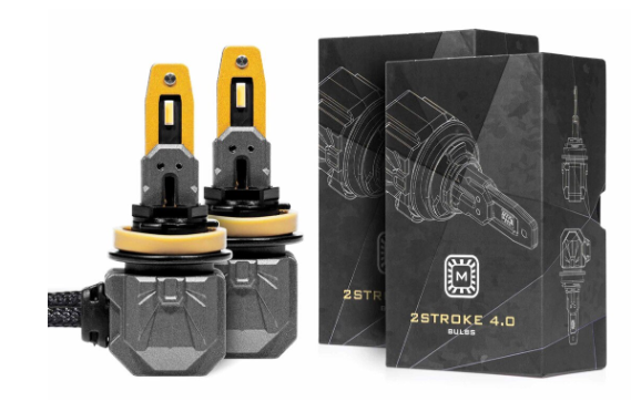 Morimoto H11/H9/H8: 2Stroke 4.0 LED Bulb Yellow / White (Each)