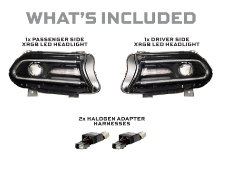 Morimoto Dodge Charger ( 2015 - 2023 ) XRGB LED Headlights