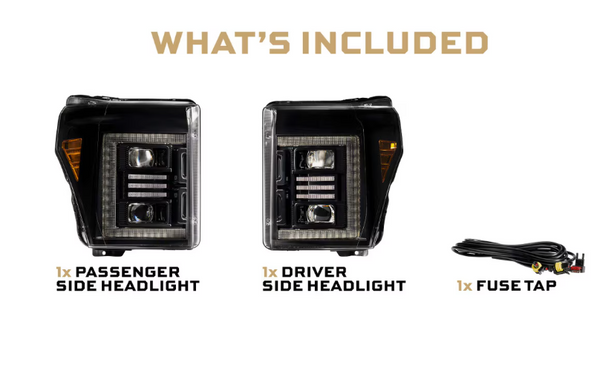 Morimoto Ford Super Duty  ( 2011 - 2016 ): XB Hybrid LED Headlights