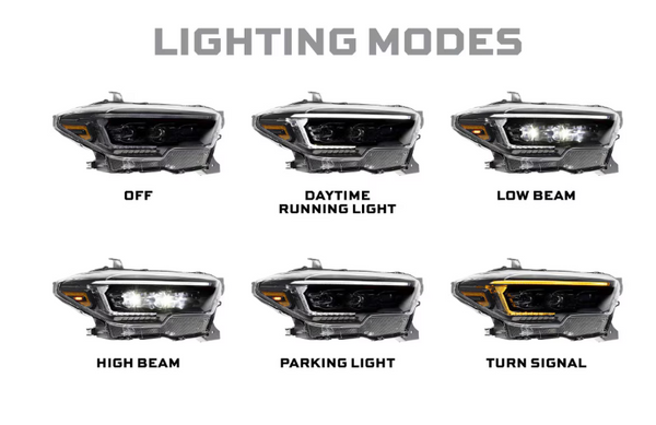 Morimoto Toyota Tacoma ( 2016 - 2023 ) XB Evo Hybrid LED Headlights