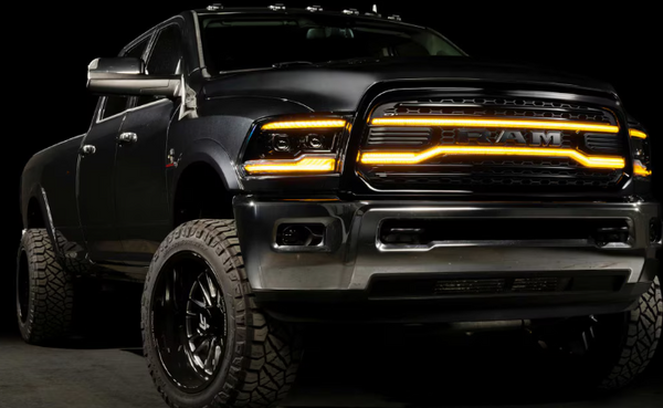 Morimoto Dodge Ram 2500 / 3500 HD  ( 2013 - 2018 ) XBG LED DRL Grille (Chrome / Black)
