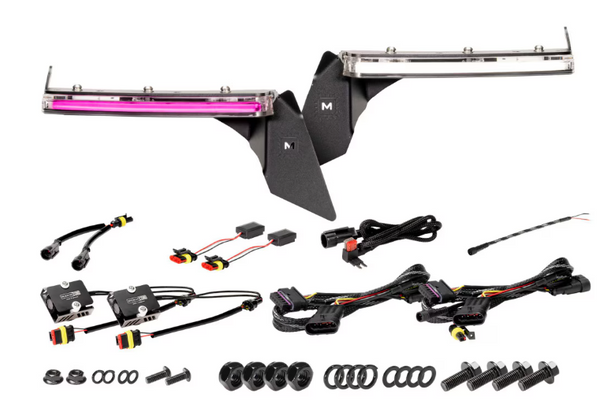 Morimoto 2018+ Jeep Wrangler JL / 2020+ Jeep Gladiator JT XRGB Fender Flare Chop Kit