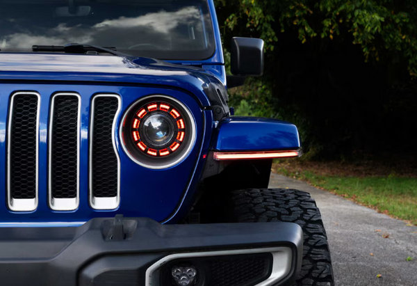 Morimoto 2018+ Jeep Wrangler JL / 2020+ Jeep Gladiator JT XRGB Fender Flare Chop Kit