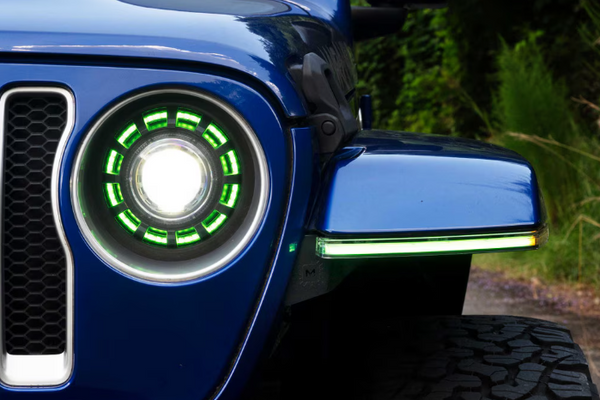 Morimoto 2018+ Jeep Wrangler JL / 2020+ Jeep Gladiator JT XRGB Fender Flare Chop Kit