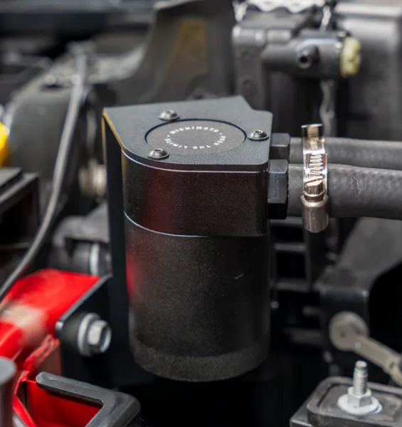 Mishimoto 2025+ RAM 1500 3.0L Hurricane Baffled Oil Catch Can Kit - Black