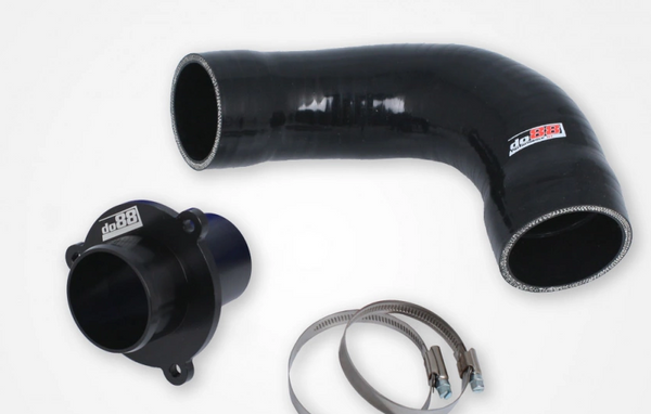 do88 VAG 1.8 2.0 TSI (MQB) 2015 - 2020 VW Golf GTi / R / Audi A3 / S3 (8V) Turbo Muffler Delete do88 TR-340 Black Hoses