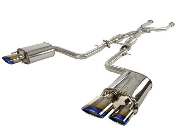 Invidia 2014 +  Lexus RC F Q300 w/ Rolled Titanium Tips Cat-Back Exhaust