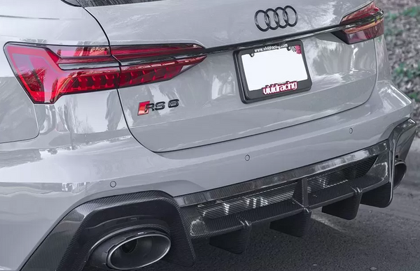 VR Aero Carbon Fiber Rear Diffuser Audi RS6 Avant C8