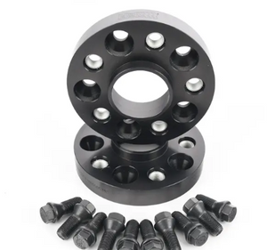 H&R Trak+ 25mm DRM Wheel Adaptor Bolt 5x114.3 Center Bore 64.1 Stud Thread 12x1.5 - Black