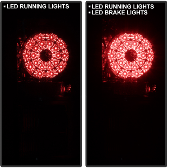 Spyder Toyota Tundra 2007 - 2013 LED Tail lights Chrome ALT-YD-TTU07-LED-C