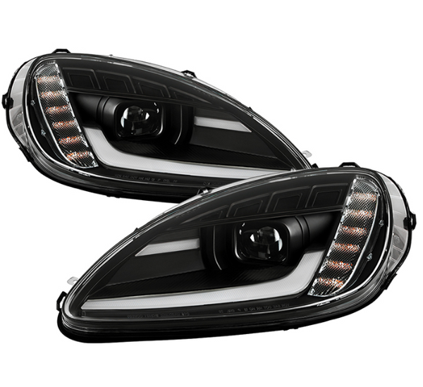 Spyder Apex Series 2005 - 2013 Chevrolet C6 Corvette Hi Powered LED Module Headlights