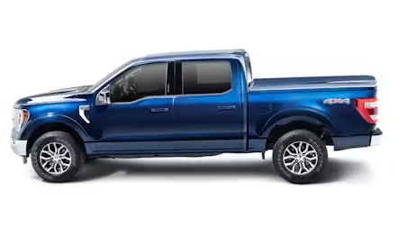 UnderCover 2022 + Ford F-150 Crew Cab 5.7ft Elite LX Bed Tonneau Cover - Atlas Blue