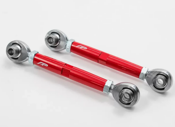 Agency Power Adjustable Rear Sway Bar Links Black / Red Polaris RZR 1000 | XP Turbo