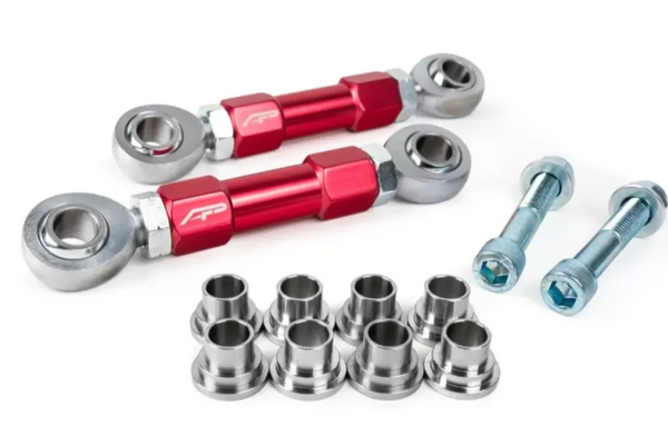 Agency Power Rear Adjustable Sway Bar Links Black / Red Can-Am Maverick X3 RS DS RC Turbo