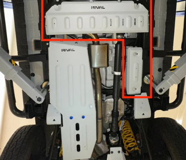 RIVAL Gen2 Aluminum Transfer Case Skid Plate Ineos Grenadier | Ineos Quartermaster