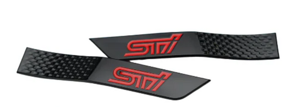 GCS STI Red Gloss Fender Emblems Subaru WRX / STI 2015-2021 | 15STIGBFEND-RED