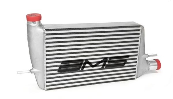 AMS Performance 2008 - 2015 Mitsubishi EVO X Front Mount Intercooler w/Modular Cast End Tanks & Logo