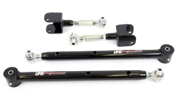 UMI Performance 78-88 GM G-Body Adjustable Upper & Lower Control Arm Kit