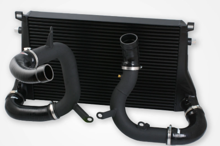 do88 MQB 2015 - 2020 VW Golf GTi, R / 2016 - 2023 Tiguan / 2019 + GLi / 2015 - 2020 Audi A3 / S3 (8V) / TT / TTS (8S) BigPack Intercooler Kit w/Black Hoses