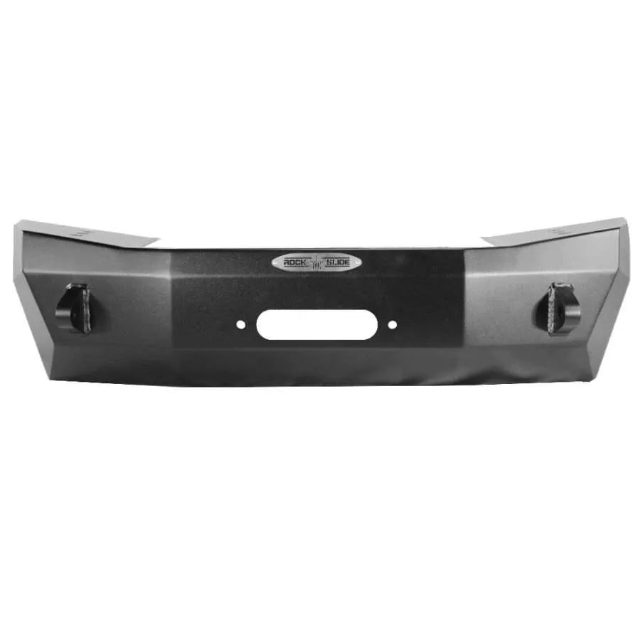 Rock Slide 2007 - 2018 Jeep Jk 2-4 Door Rigid Shorty Front Bumper / No Bullbar / With Winch Plate