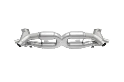 SOUL Porsche 991 (991.1 and 991.2 Turbo / Turbo S) Competition X-Pipe Exhaust System - Reuse OE Tips
