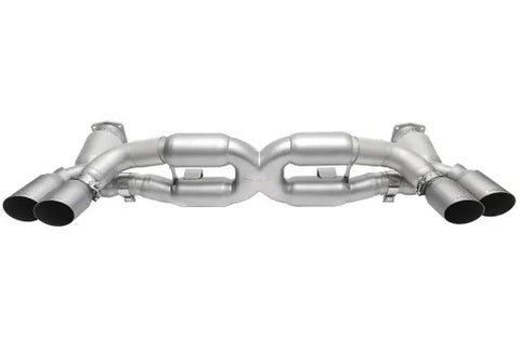 SOUL 2013 - 2019 Porsche 991.1 / 991.2 Turbo Sport X-Pipe Exhaust - GT2 Style Tips (Signature Satin)