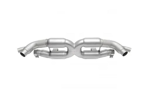 SOUL Porsche 991 Turbo (All 991.1 and 991.2 Turbo ) X-Pipe Exhaust - Reuse Stock Tips