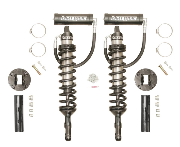 Fabtech 2024 + Toyota Tacoma 4WD 3in UCA Kit w/ Uniballs & 2.5 Coilovers & 2.25 Dirt Logic Shocks