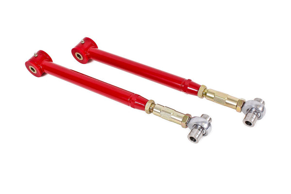 BMR 2005 - 2014 S197 Mustang On-Car Adj. Lower Control Arms / Rod End Combo (Polyurethane) - Red